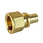 Муфта латунная для PEX труб 16-1/2'' PN 16 S-2,2мм переходная под надвижную гильзу Valfex VF.401.AF купить в Кемерово | "Проконсим"