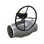 Кран стальной шаровой цельносварной LD Energy Regula, DN 125 PN 25, 330мм, стандартнопроходной, приварной с редуктором купить в Кемерово | "Проконсим"