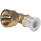 Угольник латунный для PEX труб 25-3/4'' с внутренней резьбой под надвижную гильзу Hipex типS HFWS00060 купить в Кемерово | "Проконсим"