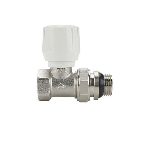 Клапан радиаторный VARMEGA VM10111 DN15 PN10 прямой G-1/2'' с уплотнением муфта-штуцер купить в Кемерово | "Проконсим"