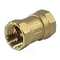 Клапан латунный обратный пружинный DN 20 PN 10, муфтовый, пластиковый шток купить в Кемерово | "Проконсим"