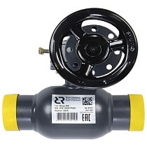 Краны стальные шаровые регулирующие DN 65-600 PN 25 цельносварные приварные с редуктором RJIP-WW РИДАН купить в Кемерово | "Проконсим"