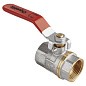 Кран латунный шаровой MVI AquaHit BV.311.04 DN 20 PN 25 рычаг муфта-муфта полнопроходной никелированный купить в Кемерово | "Проконсим"