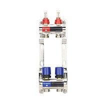 Коллекторные группы из латуни DN 25 PN 6 с расходомерами, без дренажного крана и воздухоотводчика VARMEGA купить в Кемерово | "Проконсим"
