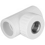 Тройник комбинированный ПП 32-1/2'' PN 25 с внутренней резьбой белый VALFEX  купить в Кемерово | "Проконсим"