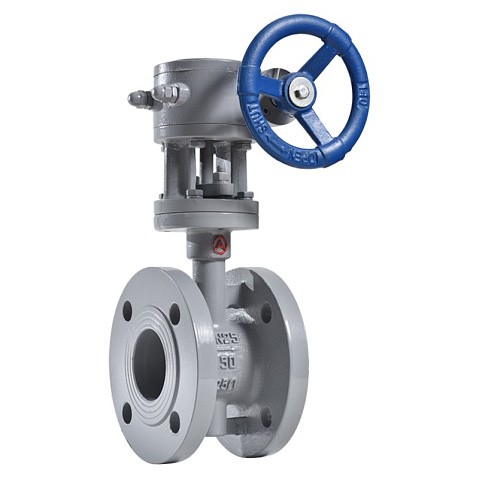 Затвор стальной дисковый DN 450 PN 16 до 425гр. с тройным эксцентриситетом фланцевый с редуктором Арма-Пром ЗПД-САЗ купить в Кемерово | "Проконсим"