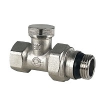 Клапан для радиаторов VALFEX VF.020.NN, PN-10, прямой с дополнительным уплотнением, настроечный купить в Кемерово | "Проконсим"