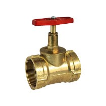 Клапан латунный пожарный прямой DN50 PN16 под газовый ключ муфта-муфта Цветлит купить в Кемерово | "Проконсим"