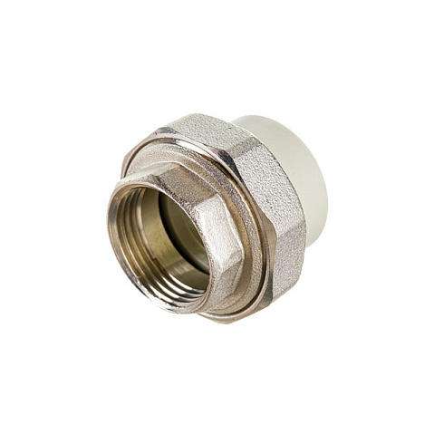 Муфта комбинированная разъёмная VALFEX 32 PN 25 G-1/2'' американка-ВР серая купить в Кемерово | "Проконсим"