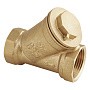 Фильтр сетчатый латунный DN 15 PN 16 муфтовый косой грубой очистки AquaHit FW.110.04 купить в Кемерово | "Проконсим"