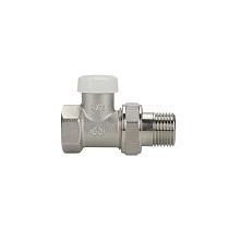 Клапан радиат. настроечный DN 15 PN 10 прямые 1/2'' под шестигранник муфта-штуцер VARMEGA купить в Кемерово | "Проконсим"