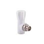 Вентиль для радиатора ПП 20-1/2'' PN 25 угловой с американкой белый РТП 10533 купить в Кемерово | "Проконсим"