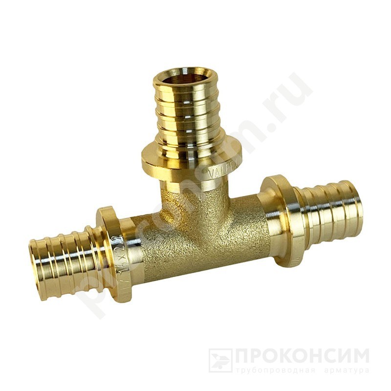 Цена по запросу.  Под заказ. Тройник надвижной переходной Valfex VF.431.AF, DN 20x20x16 PN 16, S-2,8х2,8х2,2мм, (930020030) со склада Проконсим в Кемерово